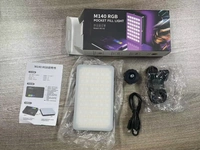 RGB140 Rechargeable LED Phone Light – Adjustable Brightness & RGB Modes