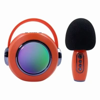 T6 Karaoke Machine Portable Bluetooth Speaker – Wireless, Rechargeable with Built-in Microphone for Parties