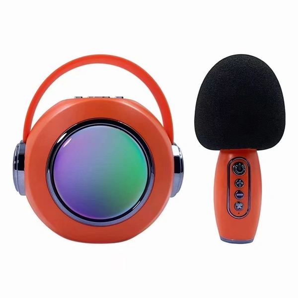 T6 Karaoke Machine Portable Bluetooth Speaker – Wireless, Rechargeable with Built-in Microphone for Parties