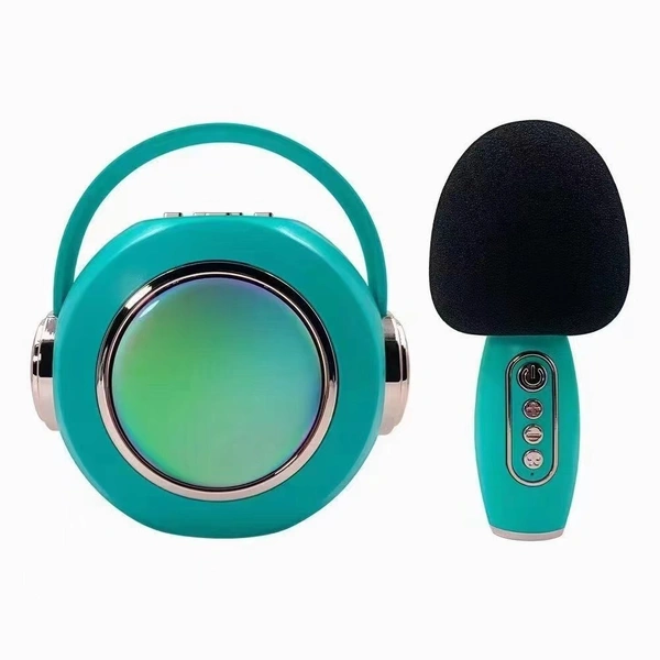 T6 Karaoke Machine Portable Bluetooth Speaker – Wireless, Rechargeable with Built-in Microphone for Parties