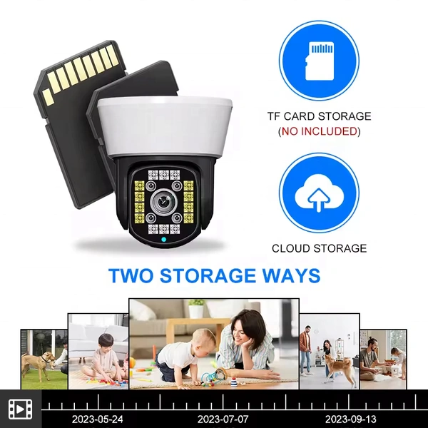 V380 Pro IP Indoor Camera – AI Motion Detection, Night Vision & 2-Way Audio