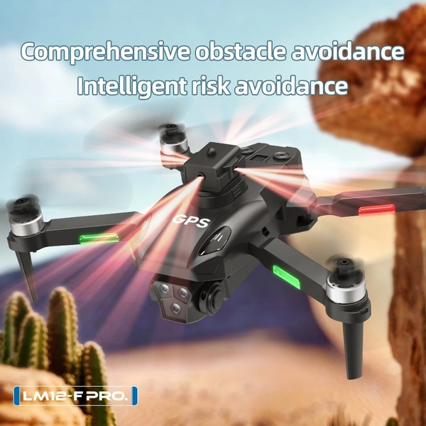 LM12-F PRO Drone – Smart GPS, Long Battery Life & Foldable Design