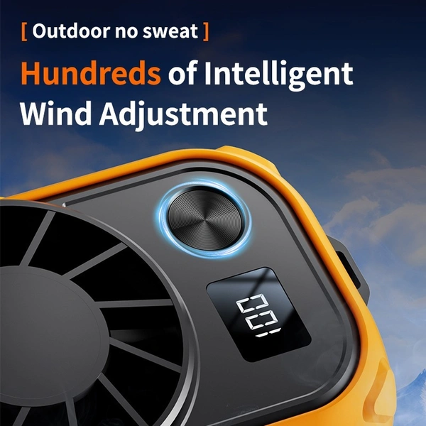 Rechargeable Portable Waist Clip Fan – Hands-Free, USB-Powered, Strong Airflow, Long Battery Life | K803