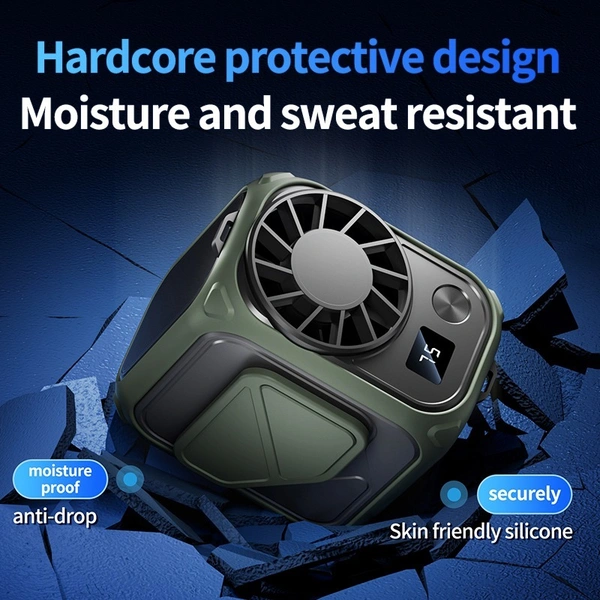 Rechargeable Portable Waist Clip Fan – Hands-Free, USB-Powered, Strong Airflow, Long Battery Life | K803