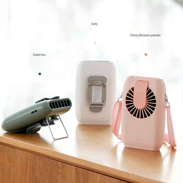 Hanging Waist Fan – USB Rechargeable, Hands-Free, Strong Airflow, Portable Cooling | F22
