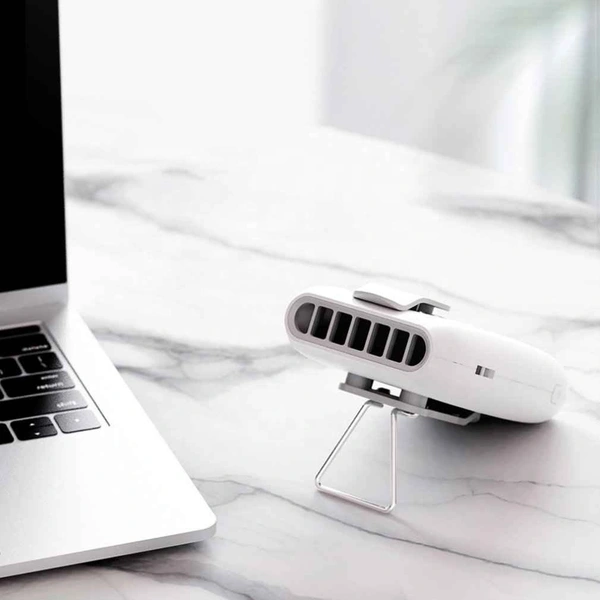 Hanging Waist Fan – USB Rechargeable, Hands-Free, Strong Airflow, Portable Cooling | F22