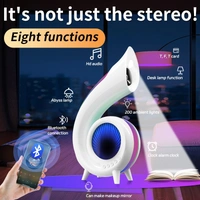 Wireless Bluetooth Speaker with RGB Night Light – Portable, HD Sound, Colorful Atmosphere Lamp | G69