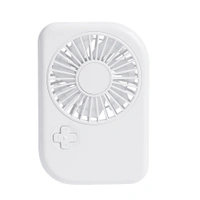 Sleek White Mini Desktop Fan – USB Rechargeable, Silent Operation, Portable Cooling | N12-A