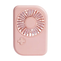 Sleek White Mini Desktop Fan – USB Rechargeable, Silent Operation, Portable Cooling | N12-A