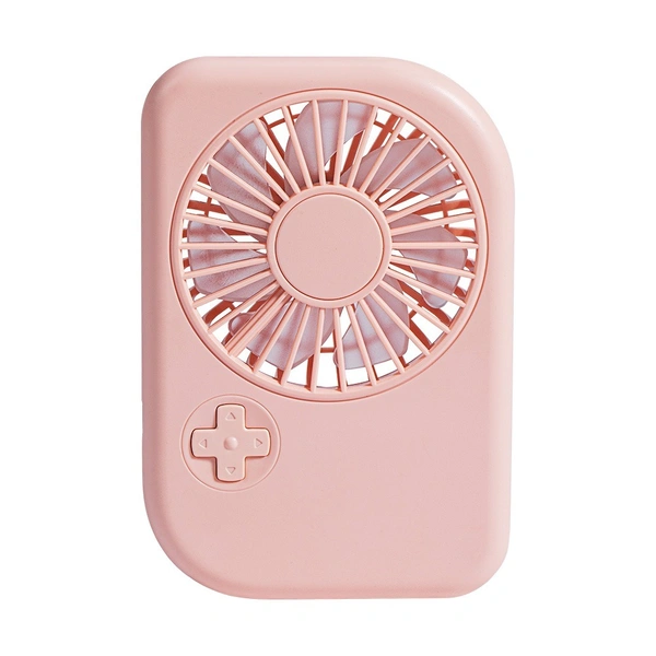 Sleek White Mini Desktop Fan – USB Rechargeable, Silent Operation, Portable Cooling | N12-A