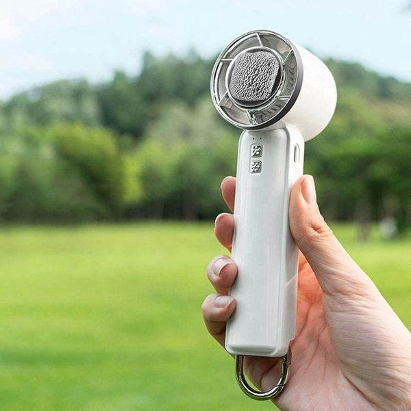 Ice Cooling Portable Mini Fan – USB Rechargeable, Handheld, Ultra-Quiet Cooling | k55
