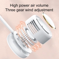 USB Rechargeable Hanging Neck Fan – Hands-Free, Portable, Ultra-Quiet Cooling | DQ210