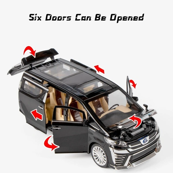 1:24 Scale Die-Cast Premium Car Model – Alloy Metal Toy with Light & Sound