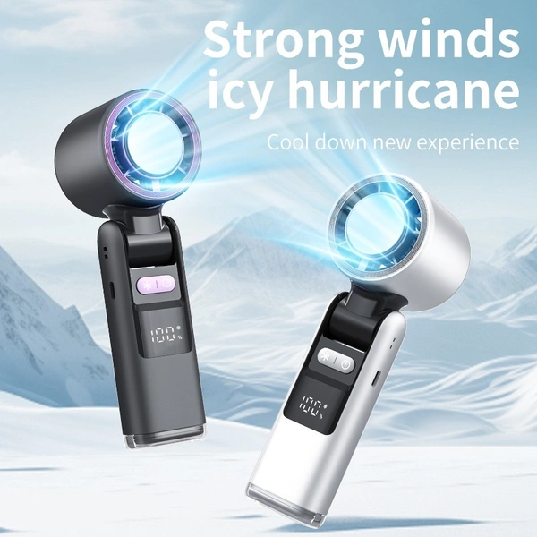 Portable Foldable High-Speed Handheld Fan – Rechargeable & Powerful Cooling | K-801