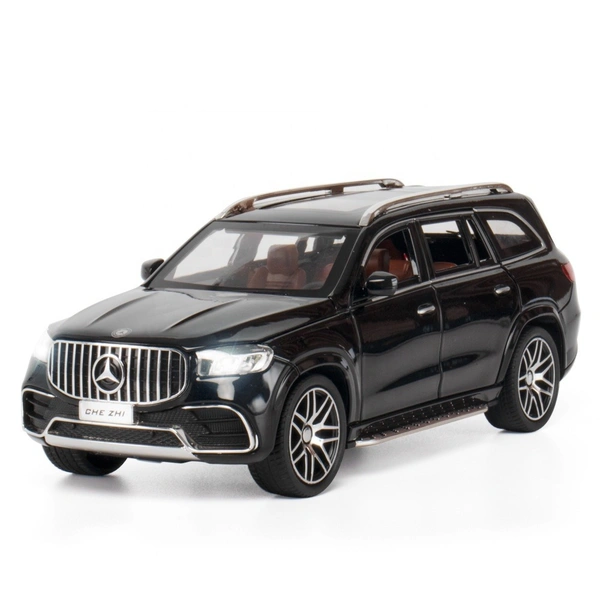 1:24 Benz GLS63 SUV Die-Cast Model Car – Alloy Body, Openable Doors & Pull-Back Feature