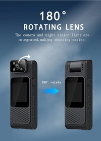 L18 WiFi 2K Wearable Clip Camera – Portable Body Cam with Night Vision & Motion Detection
