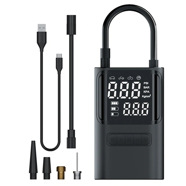 4000mAh Cordless Car Tire Inflator – Portable, Ultra-Lightweight, Fast Air Pump