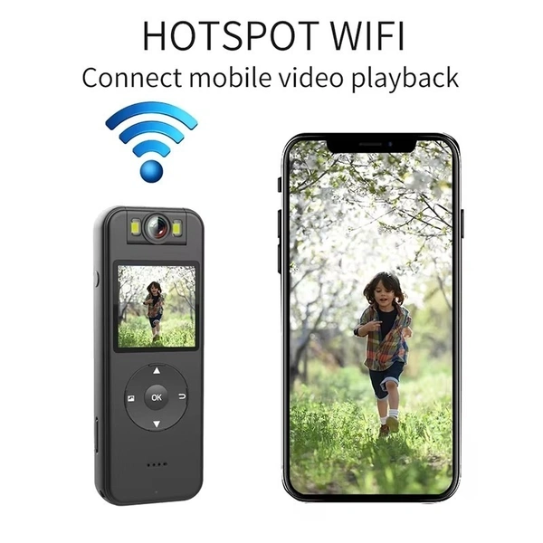  "4K Outdoor Sport Body Camera - 8MP HD Resolution for Adventure & Security"