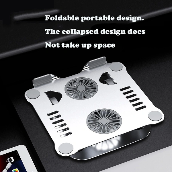 Laptop Stand V4.0 – Fully Adjustable, Free Lifting, Efficient Heat Dissipation, Fits Up to 15.9” Laptops & Tablets (No 360° Rotation)