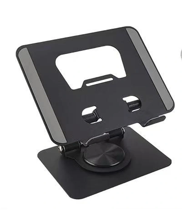 Portable Folding & Adjustable Tablet Stand – Height & Angle Adjustable, Sturdy & Lightweight