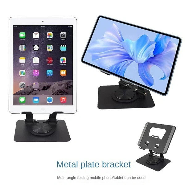 Portable Folding & Adjustable Tablet Stand – Height & Angle Adjustable, Sturdy & Lightweight