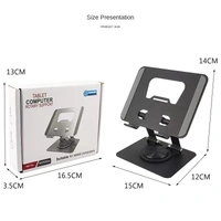 Portable Folding & Adjustable Tablet Stand – Height & Angle Adjustable, Sturdy & Lightweight