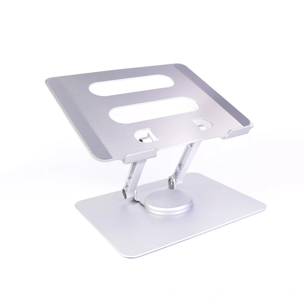 Aluminum Alloy Laptop Stand V3.1 – 360° Rotating, Adjustable & Foldable for Ergonomic Comfort