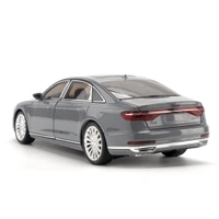 1:24 Die-Cast Audi Model Car – Alloy Metal, Pull-Back Action, Openable Doors, LED & Sound