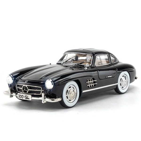1:24 Die-Cast Mercedes-Benz 300SL Model Car – Alloy Body, Pull-Back Action, Openable Doors, LED & Sound