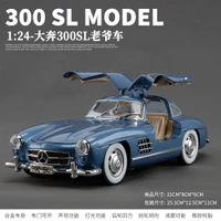 1:24 Die-Cast Mercedes-Benz 300SL Model Car – Alloy Body, Pull-Back Action, Openable Doors, LED & Sound