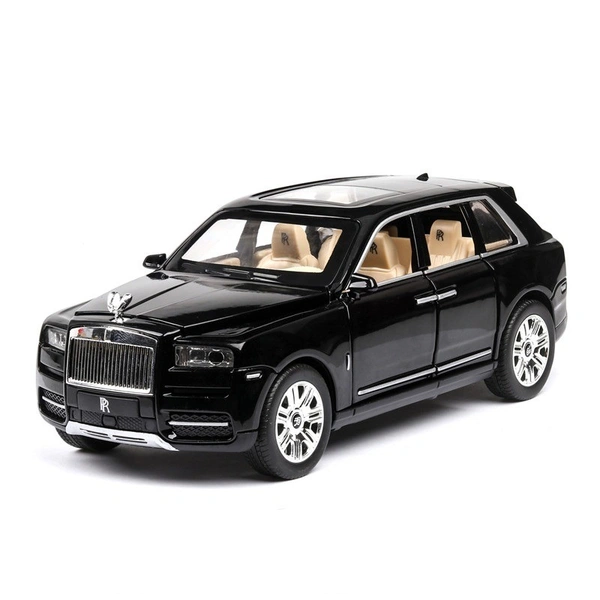 1:24 Die-Cast Rolls-Royce Cullinan Model Car – Alloy Body, Pull-Back Action, Openable Doors, LED & Sound