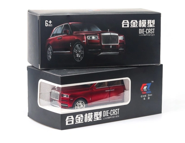 1:24 Die-Cast Rolls-Royce Cullinan Model Car – Alloy Body, Pull-Back Action, Openable Doors, LED & Sound