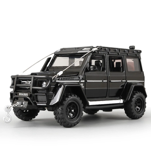 1:32 Die-Cast Brabus Adventure G550 4X4 Model Car – Alloy Body, Pull-Back Action, Openable Doors, LED & Sound