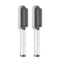 Salon Equipment Hair Straightening Comb – Negative Ion Technology, Anti-Frizz, Quick Heat Up, Portable