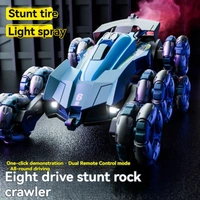 8WD Gesture Sensing RC Stunt Car – 360° Rotating Off-Road Remote Control Car