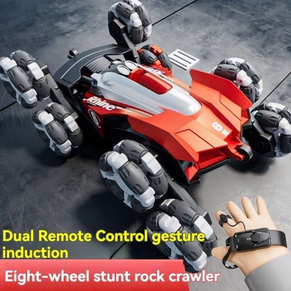 8WD Gesture Sensing RC Stunt Car – 360° Rotating Off-Road Remote Control Car