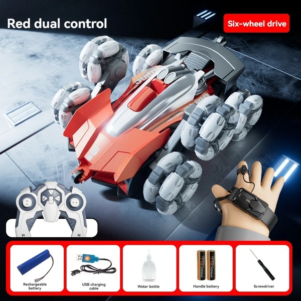 8WD Gesture Sensing RC Stunt Car – 360° Rotating Off-Road Remote Control Car