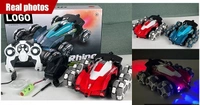 6-Wheel RC Drift Stunt Car – Spray Mist, 360° Spins, & LED Lights