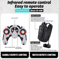 Gesture Control RC Stunt Car – 360° Drifting, LED Lights & Spray Mist