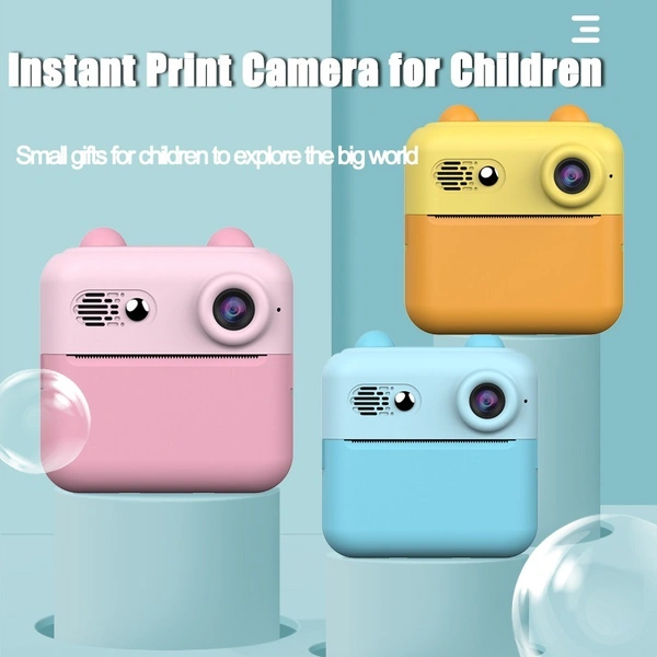 Mini Printer camera A22 Mini Kids Camera – 1080P HD, Dual Lens, Fun Filters & Games