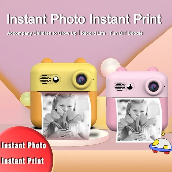 Mini Printer camera A22 Mini Kids Camera – 1080P HD, Dual Lens, Fun Filters & Games