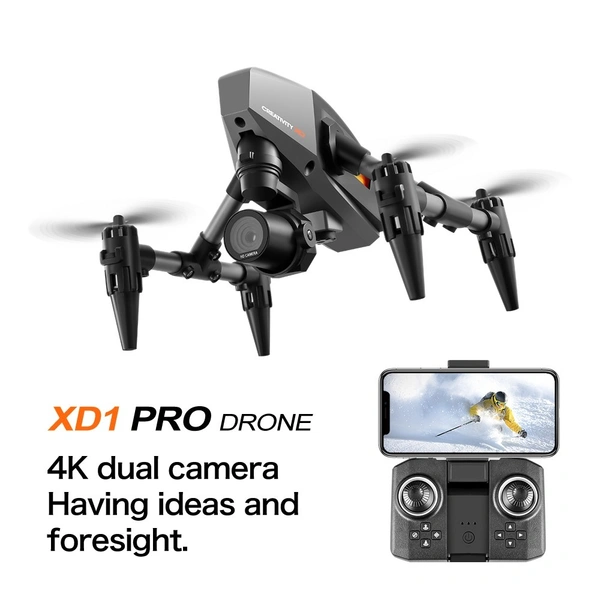  XD1 Mini Drone – 4K Dual Camera, Optical Flow, Obstacle Avoidance