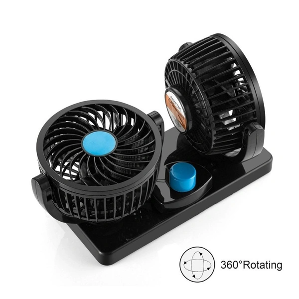 12V Car Air Cooling Fan – Low Noise, Portable & High-Speed Vehicle Fan