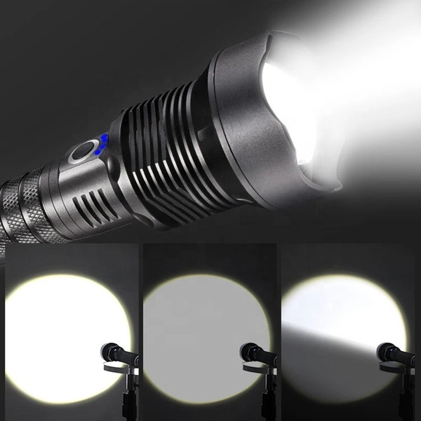 Super Bright 100000 Lumen LED Torch – Rechargeable High-Intensity Flashlight