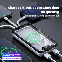 Large Capacity Power Bank with Built-in Cable – Fast Charging & Portable