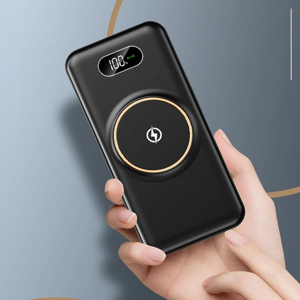 Large Capacity Power Bank with Built-in Cable – Fast Charging & Portable