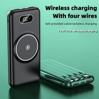Large Capacity Power Bank with Built-in Cable – Fast Charging & Portable