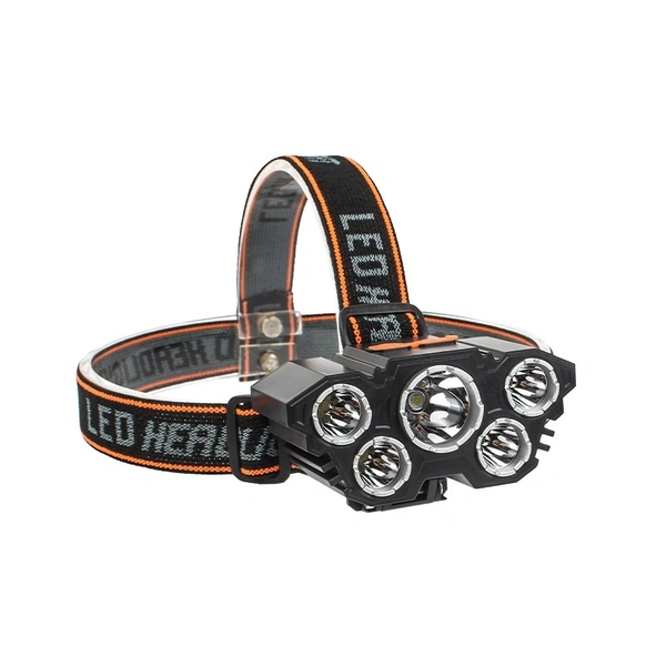 USB Rechargeable Headlamp - 3 Light Modes, 180° Adjustable, Waterproof LED Headlight