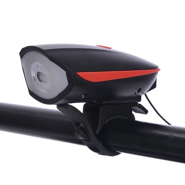 Waterproof Bicycle Light with Horn – LED Front Bike Light with 140dB Speaker and 3 Modes