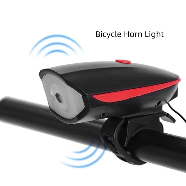 Waterproof Bicycle Light with Horn – LED Front Bike Light with 140dB Speaker and 3 Modes